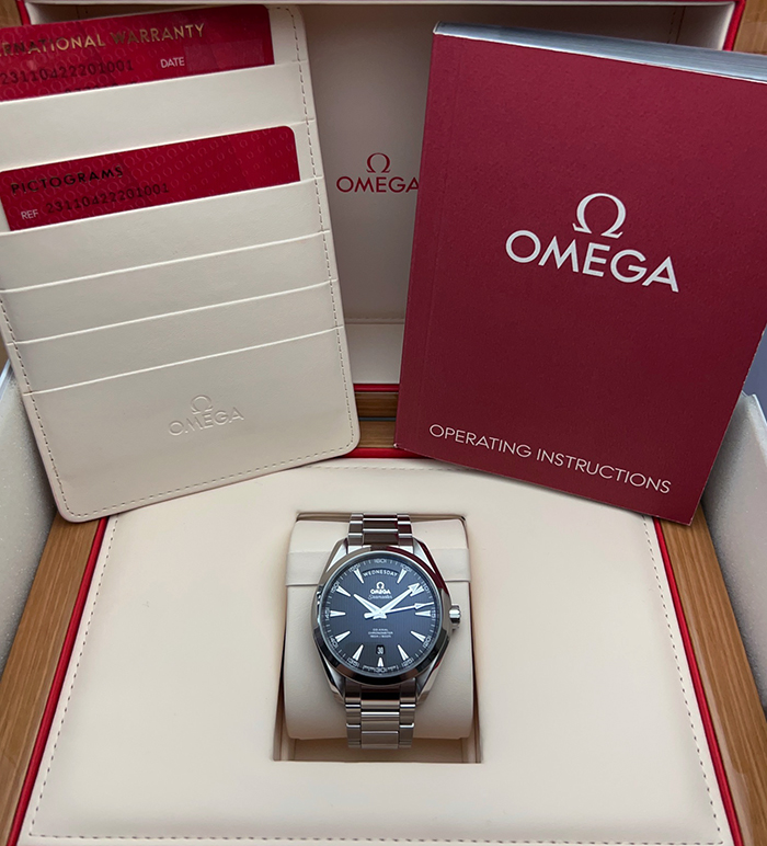 Omega Seamaster Aqua Terra 150M Co-Axial Day-Date Wristwatch Ref. 231.10.42.22.01.001